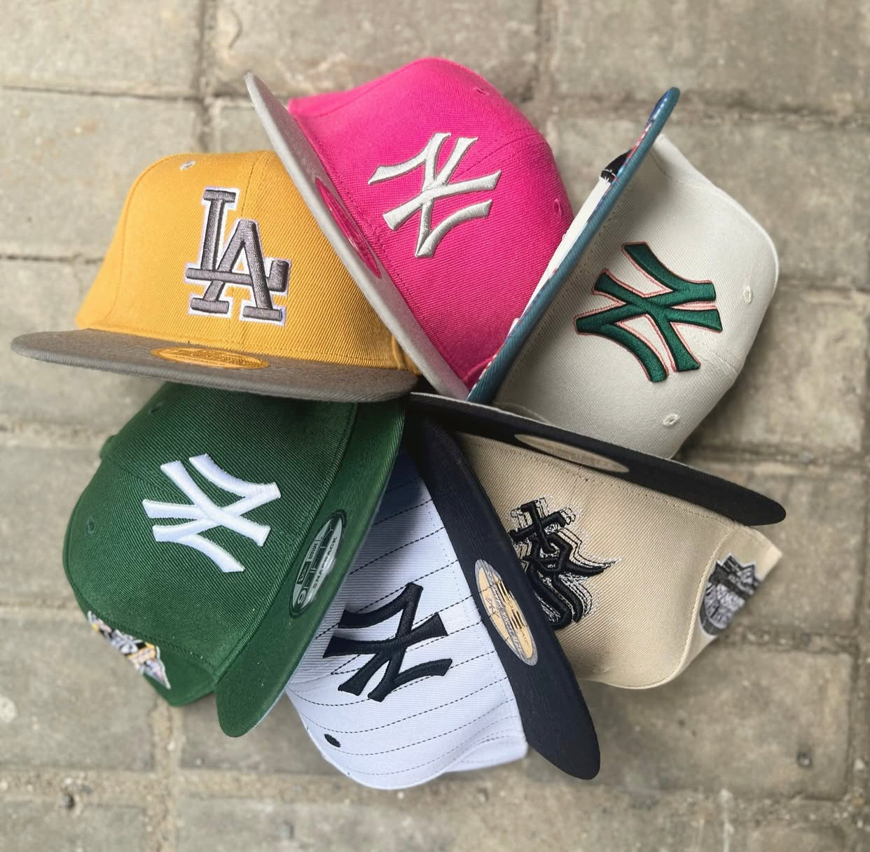 Snap back caps