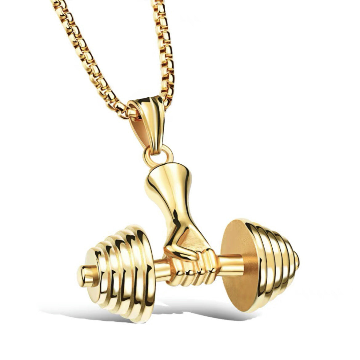 Dumbbell pendant
