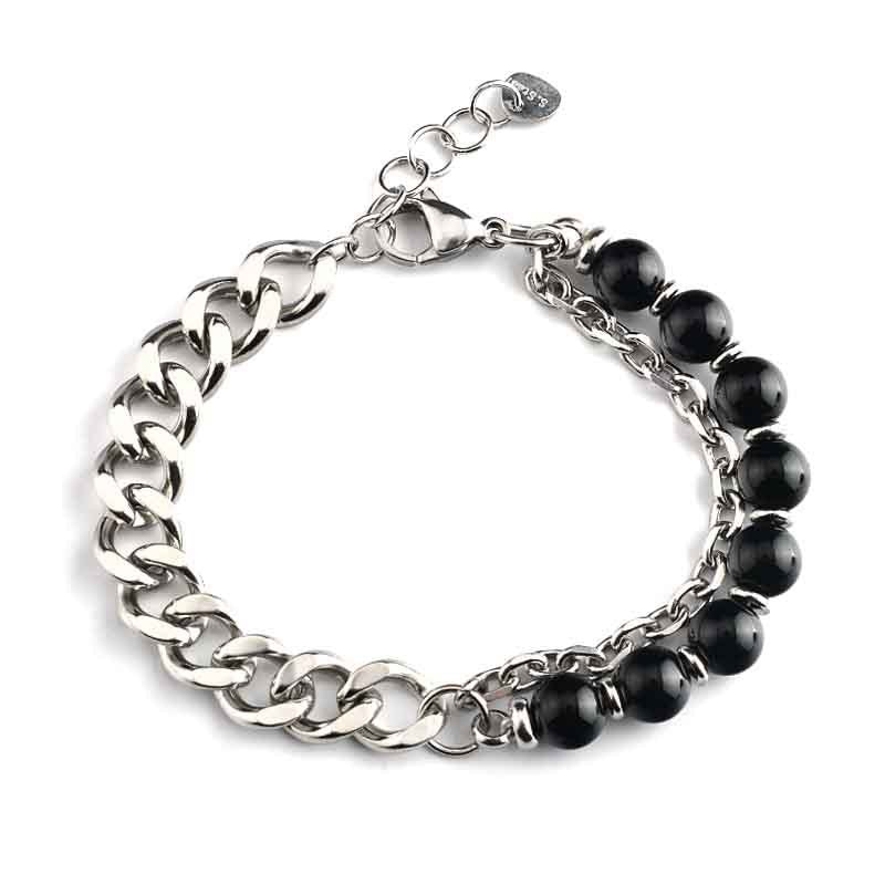 Bead Cuban Bracelet