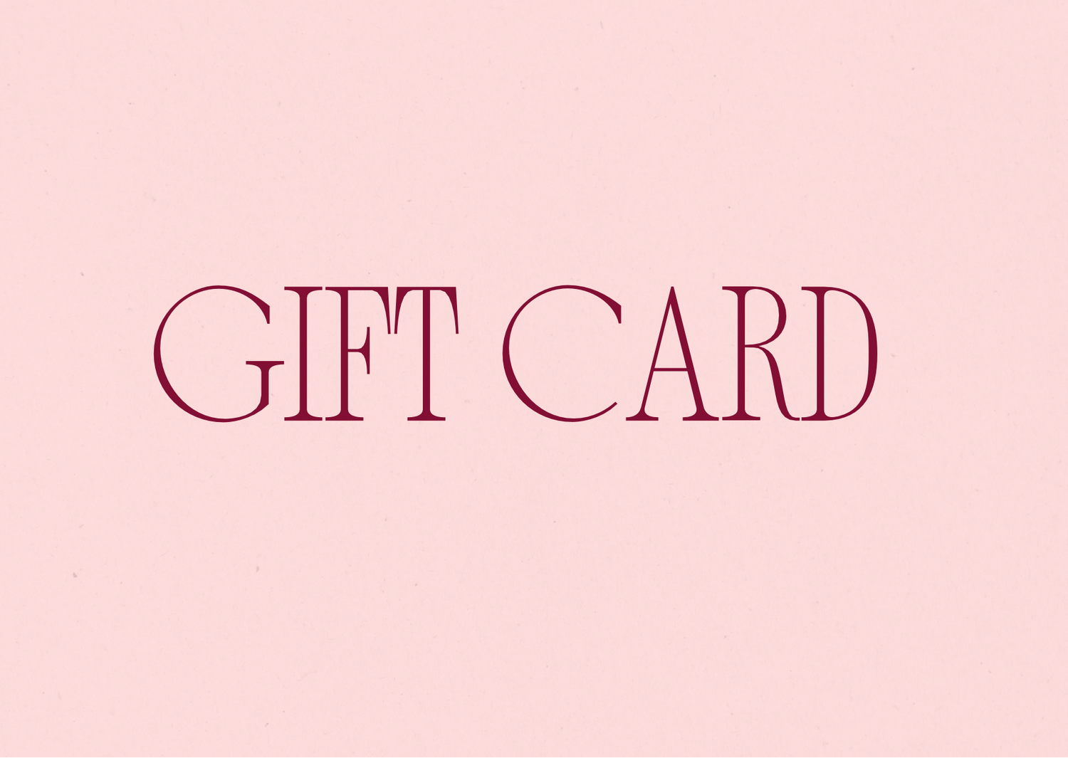 Gift card