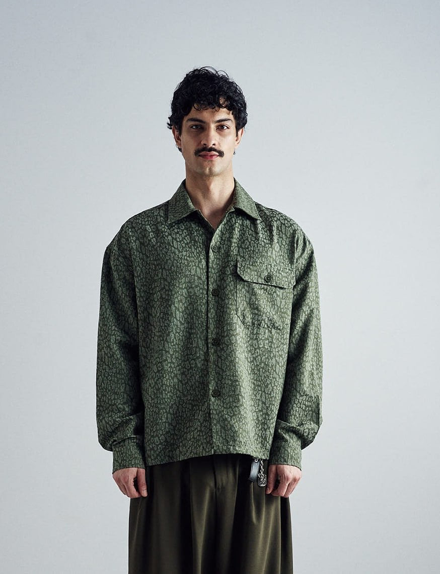 Kaen Jacquard Shirt oversized fit