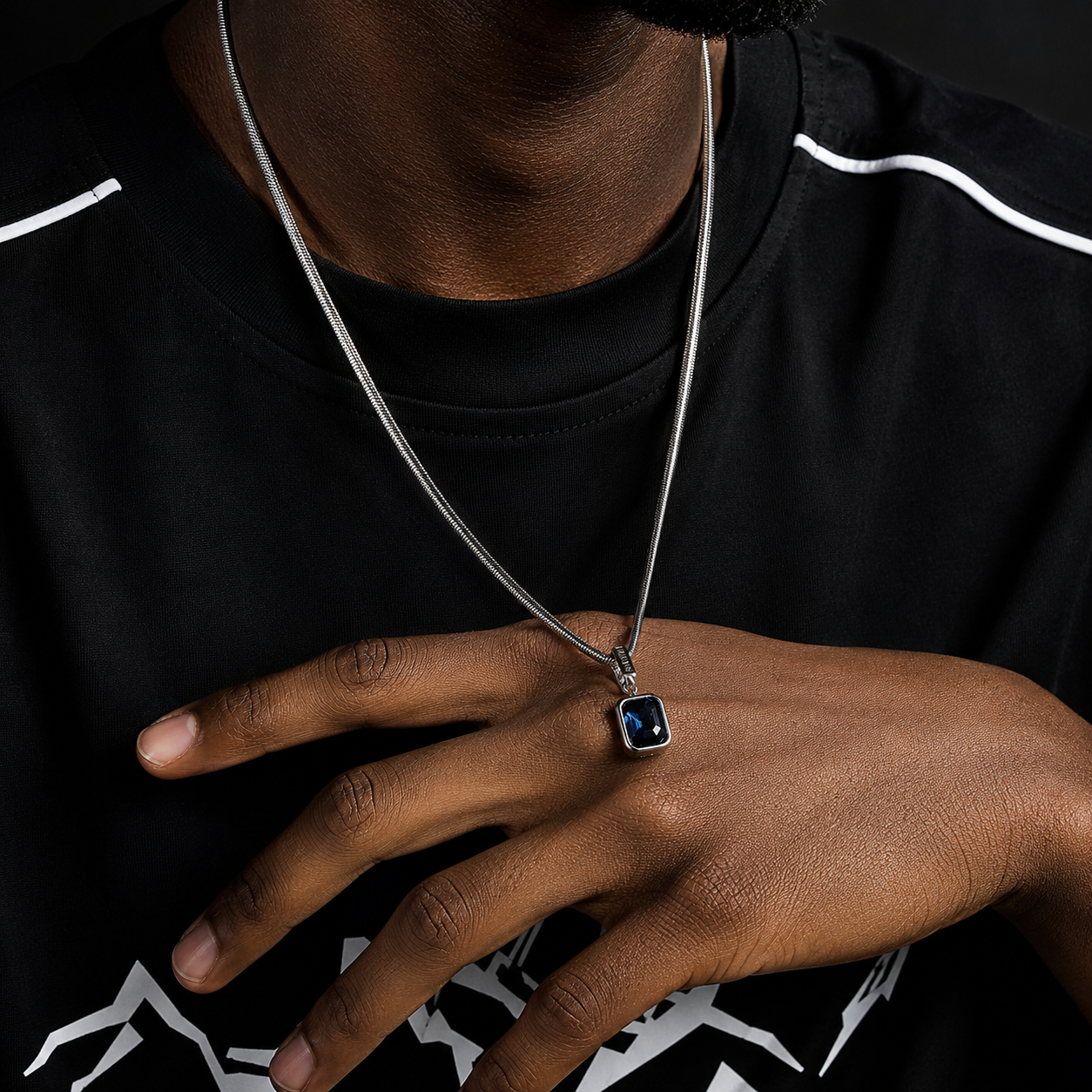Luckiest man Necklace