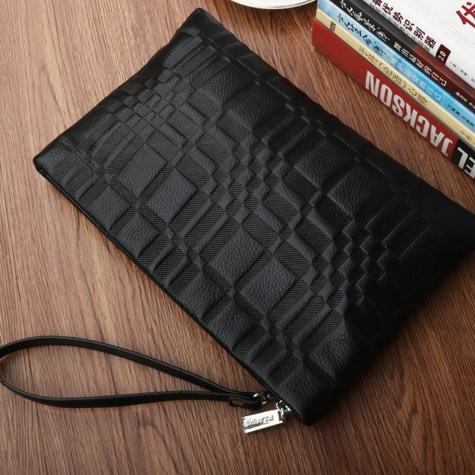 Black ledger purse