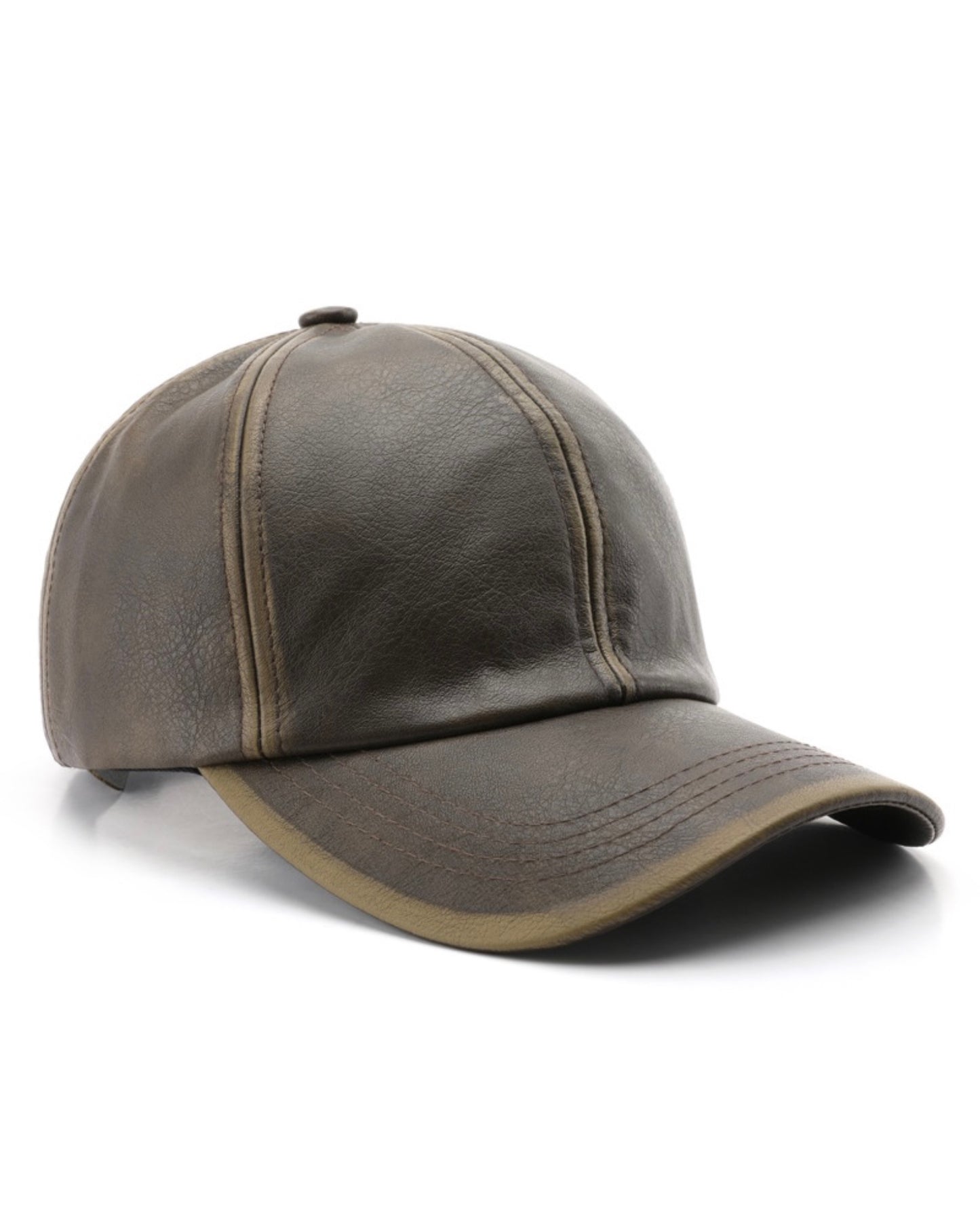 Aurel leather Cap