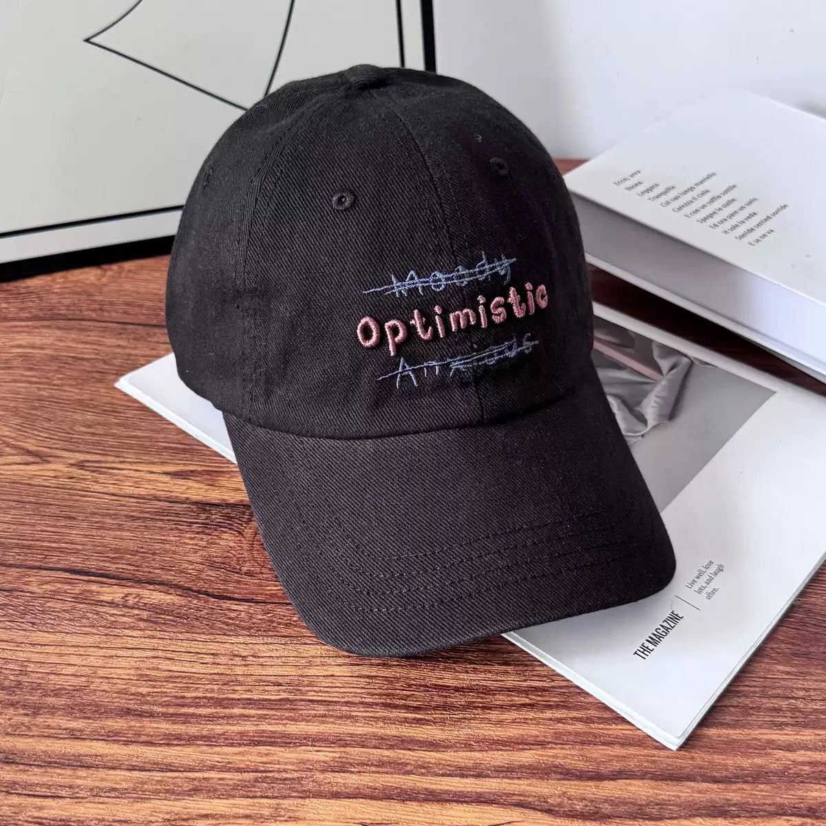 Optimistic Print baseball Cap