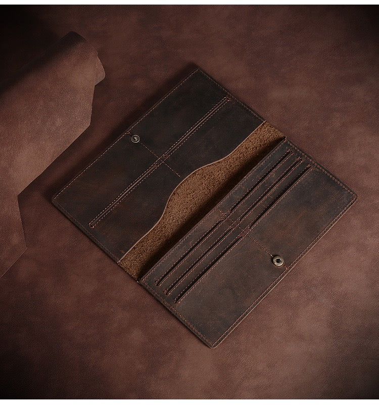 Aux leather wallet
