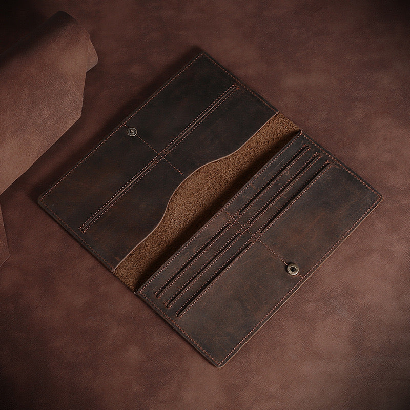Aux leather wallet