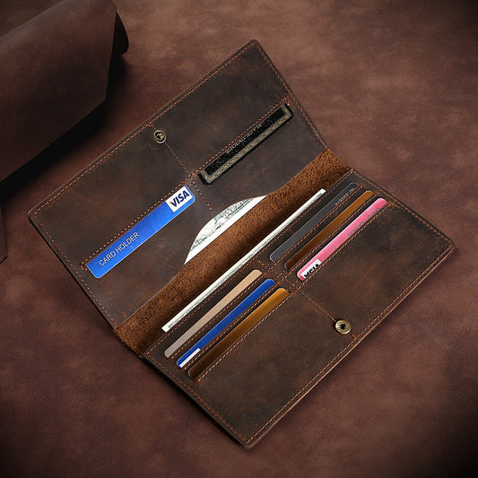 Aux leather wallet