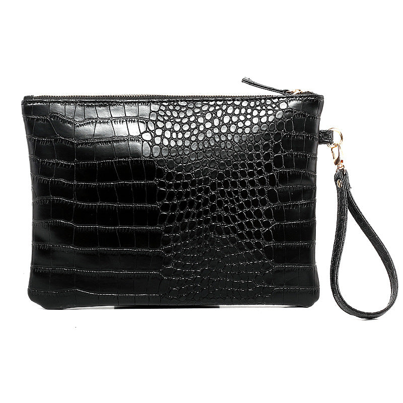 Orrin croc purse
