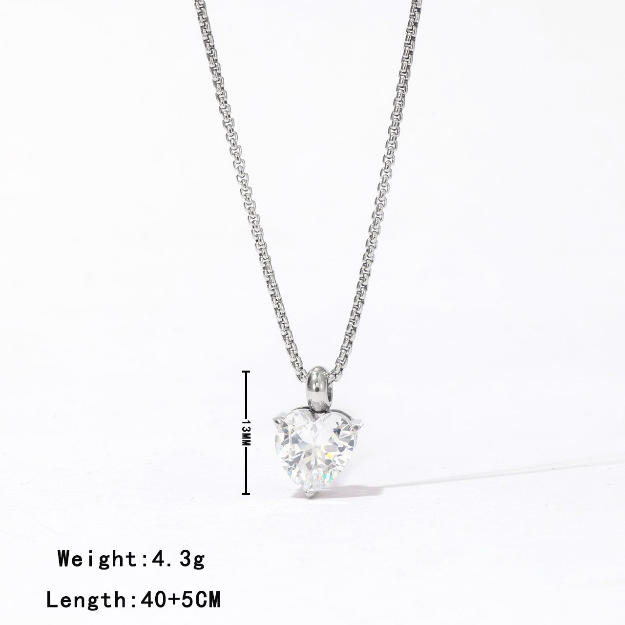 Crystal Heart Necklace