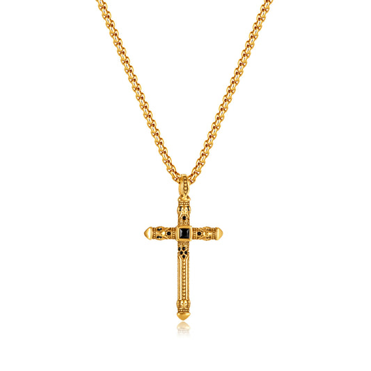 Icon Cross pendant necklace