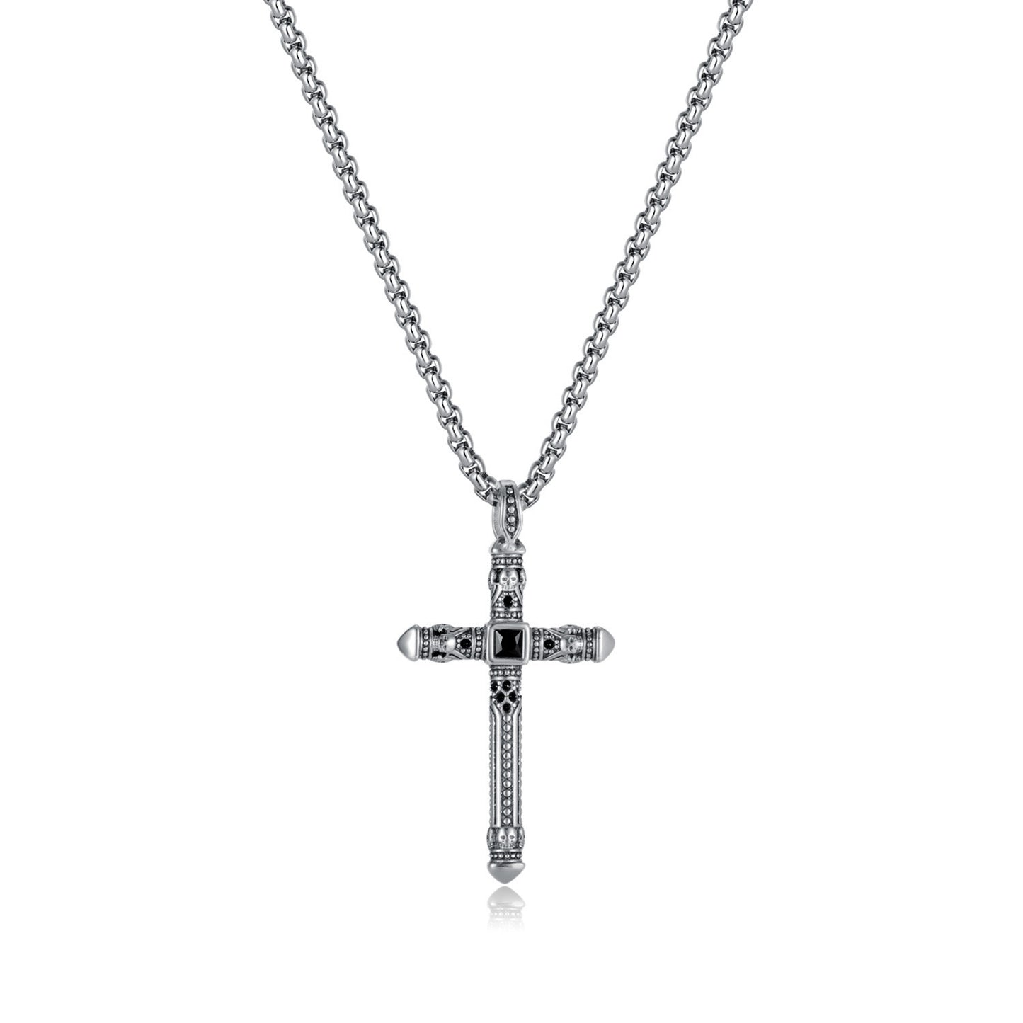 Icon Cross pendant necklace
