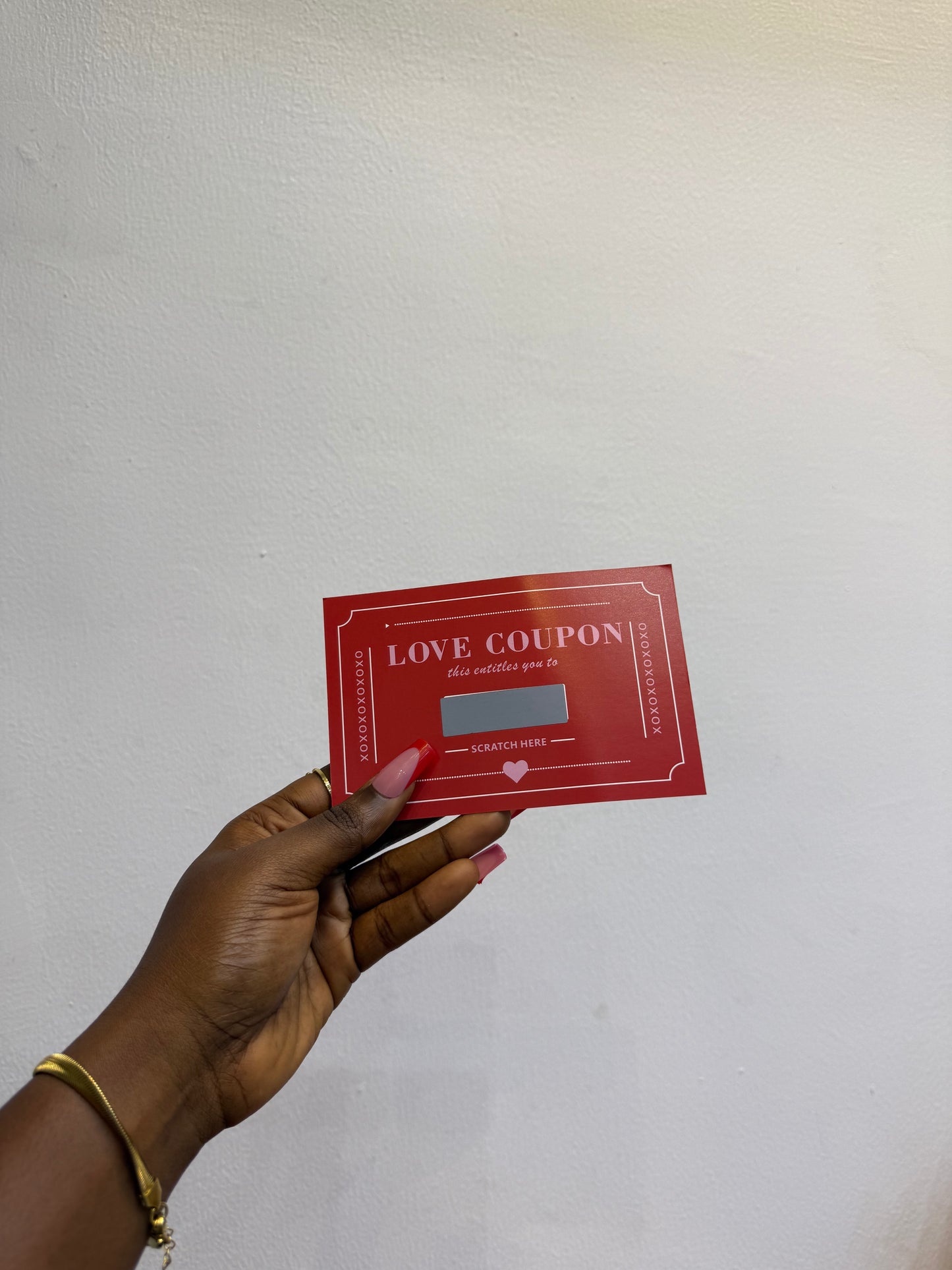 Love Coupon Pair- Scratch Love Card (Set of 2 )