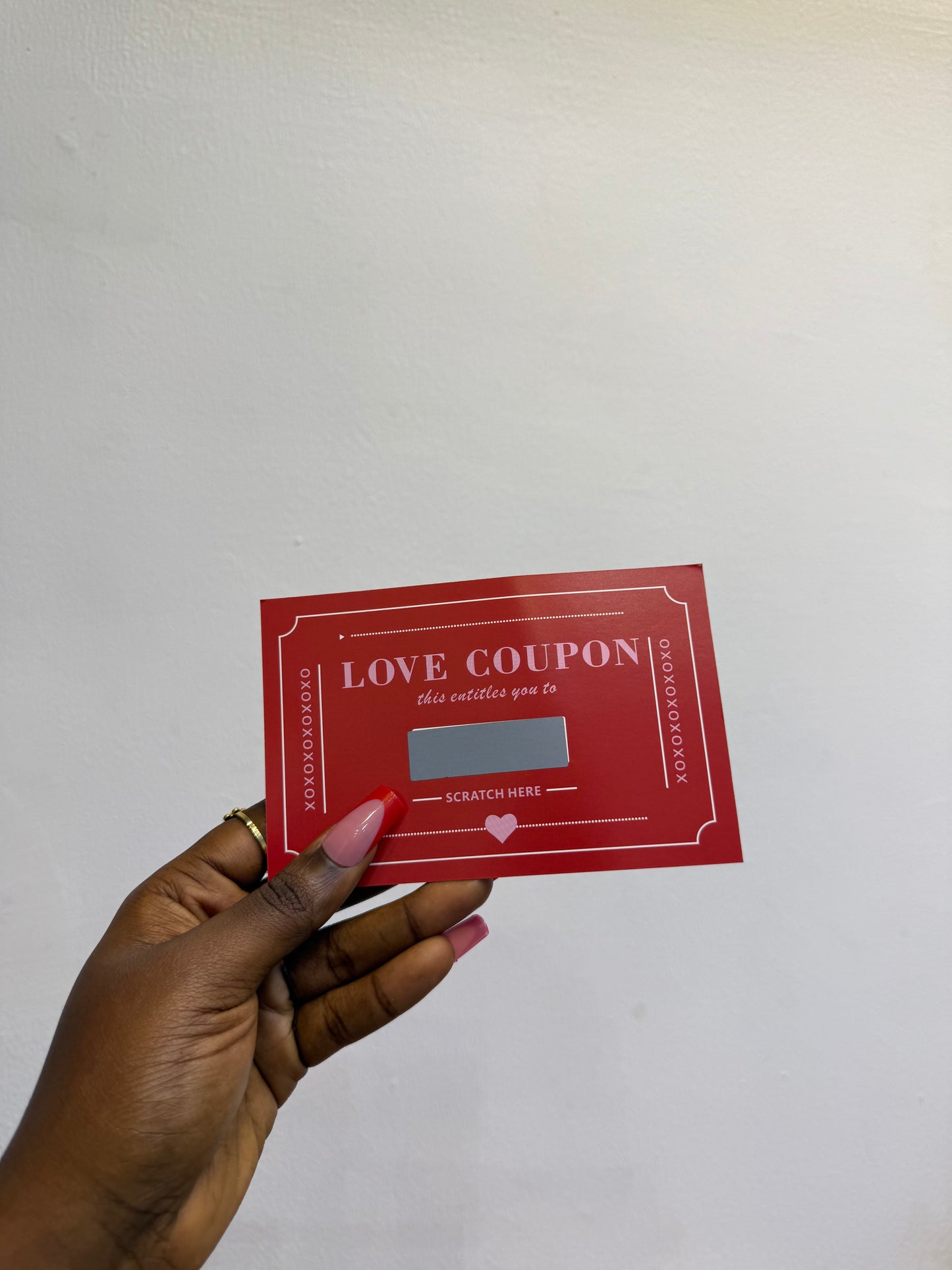 Love Coupon Pair- Scratch Love Card (Set of 2 )
