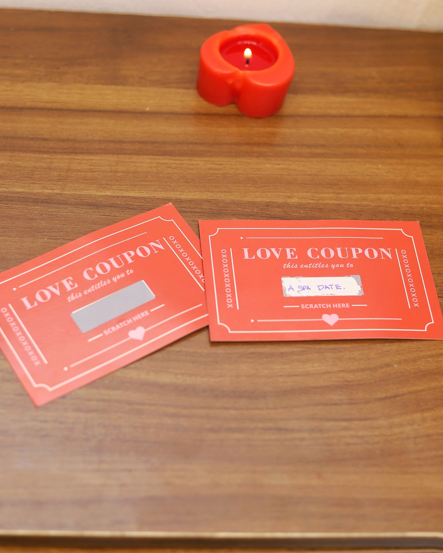 Love Coupon Pair- Scratch Love Card (Set of 2 )
