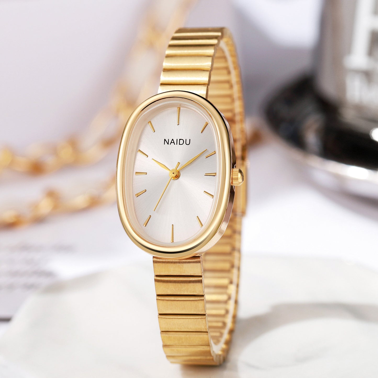 Naidu Vintage Mesh Watch