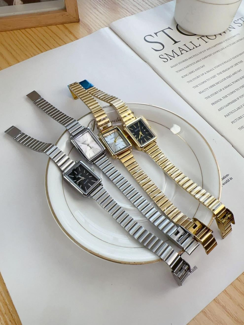 Rectangle Shaped Naidu Watch