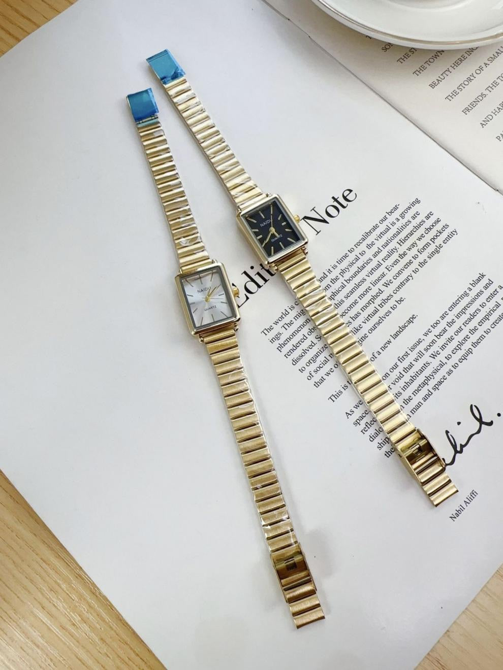 Rectangle Shaped Naidu Watch