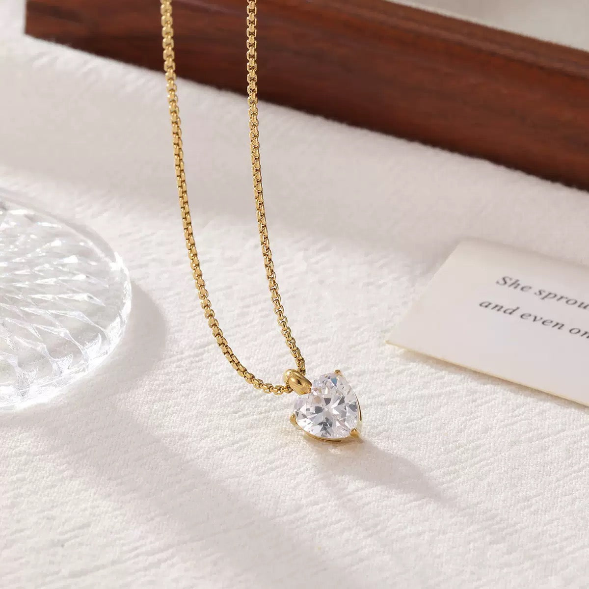 Crystal Heart Necklace