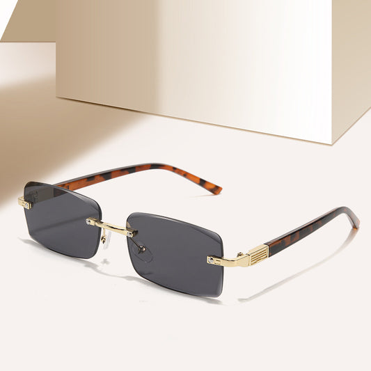Animal skin frameless shades
