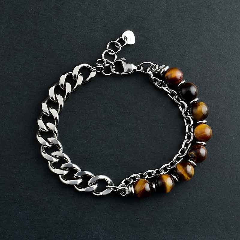 Bead Cuban Bracelet