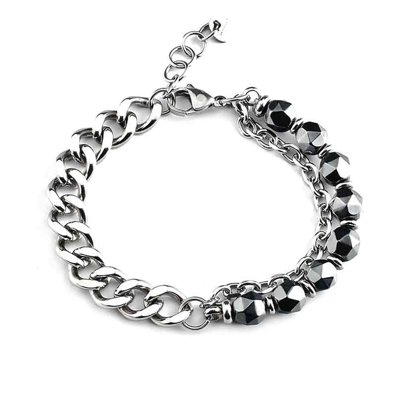 Bead Cuban Bracelet