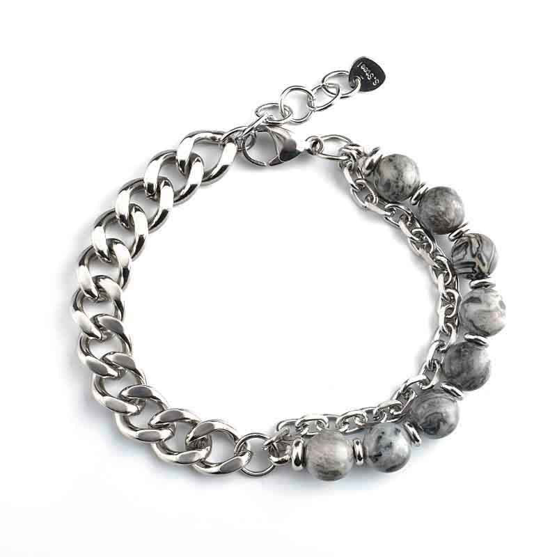 Bead Cuban Bracelet