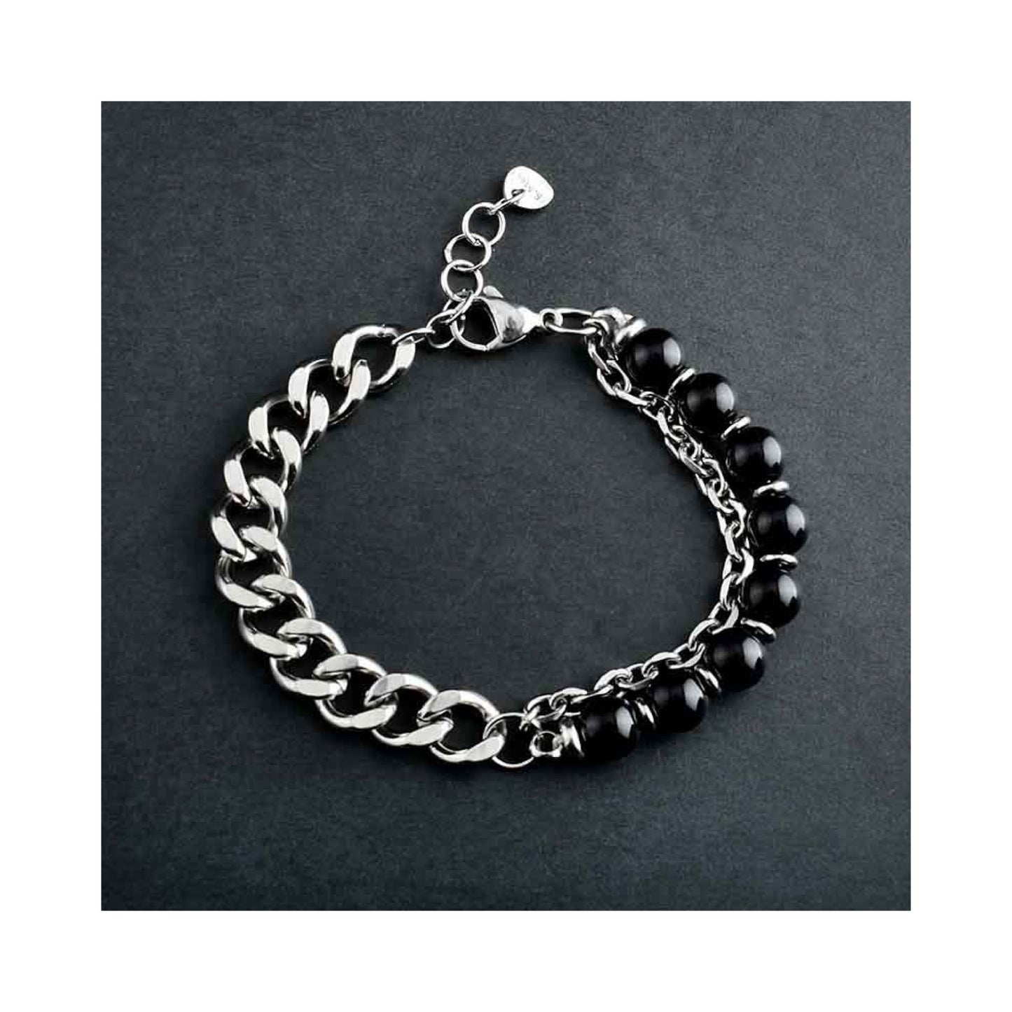 Bead Cuban Bracelet