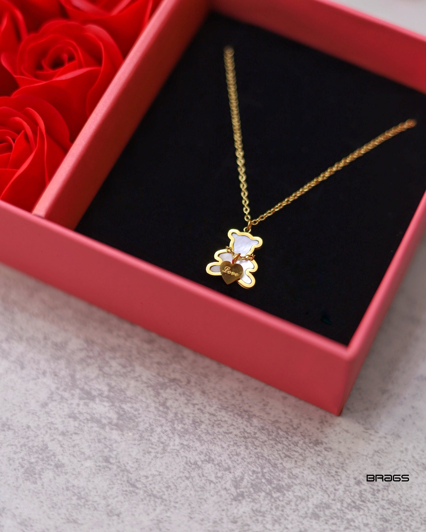 Love Box for Her (Panda Baby Necklace)