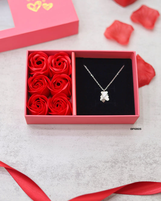 Love Box for Her (Panda Baby Necklace)