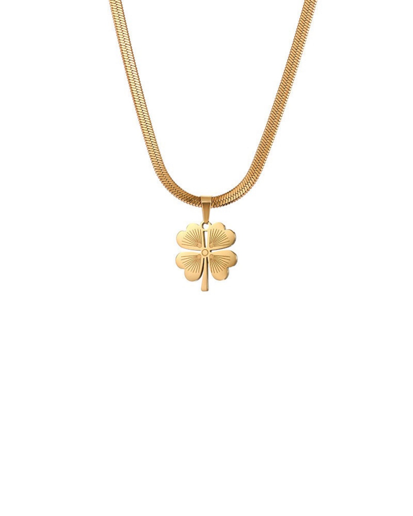 Clover man necklace
