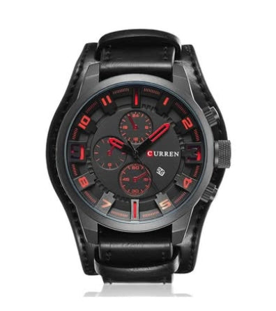 Curren Bold Leather Watch