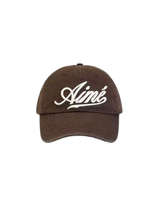 Aime signature curve cap